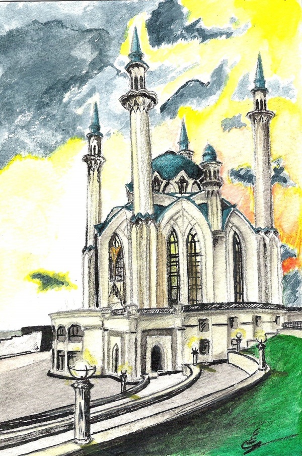 Фото рисунки мечетей